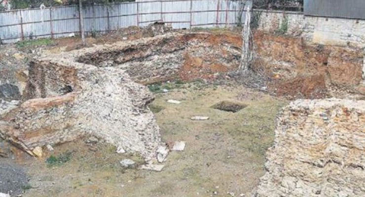 Kadıköy’deki inşaatın temelinden Bizans sarnıcı çıktı