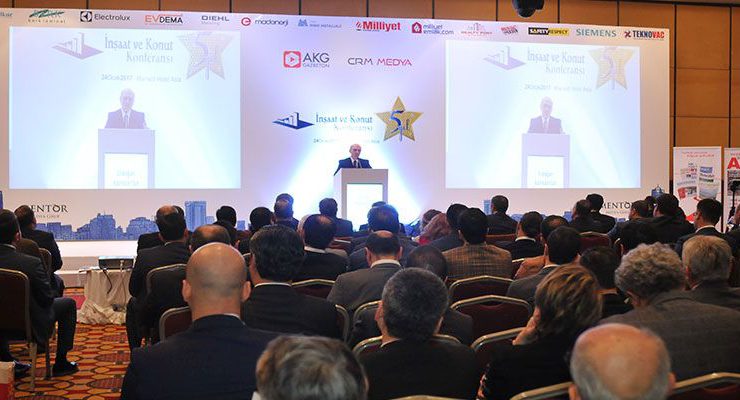 Sektör temsilcileri İnşaat ve Konut Konferansı’nda buluştu