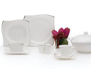 Karaca’nın Beyaz Altın yemek takımı 1797 TL’ye sofralarda