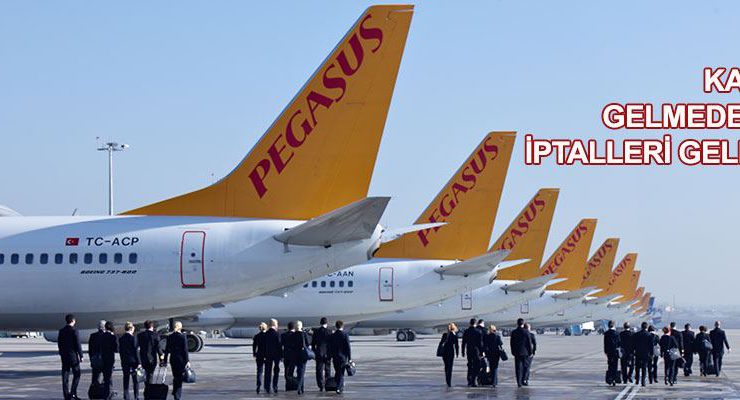 Pegasus hava muhalefetinden 2 günde 112 seferi iptal etti