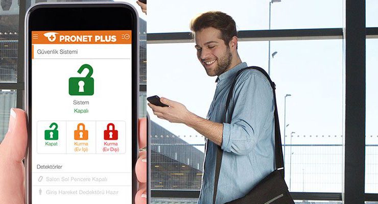 Ev ve iş yerinde olan biteni Pronet Plus ile canlı takip edin