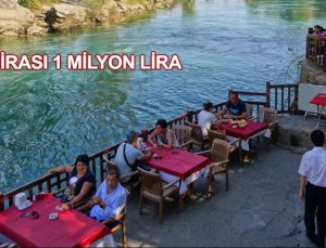 Manavgat’ta aylık 83 bin liraya kiralık günübirlik tesis