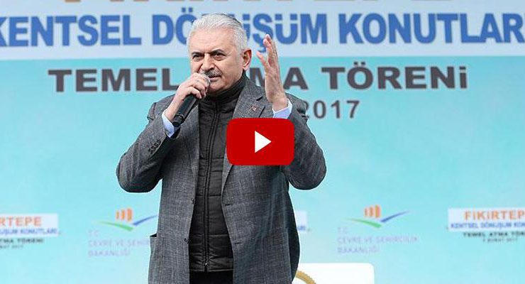 Başbakan Yıldırım Fikirtepeliler’den referandum sözü aldı