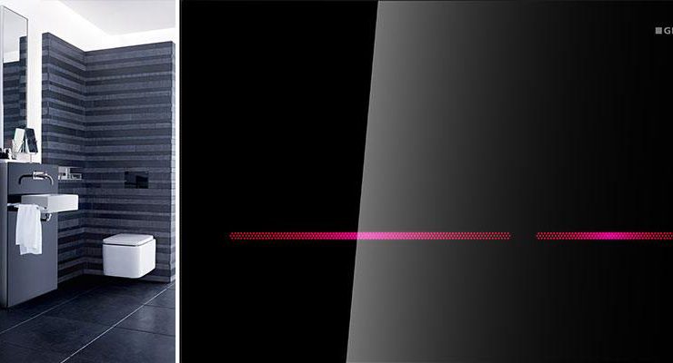 Geberit Sigma80 tasarımla ışığı birleştirdi