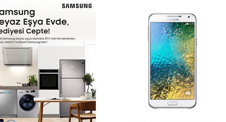 Samsung, beyaz eşya alana akıllı telefon veriyor