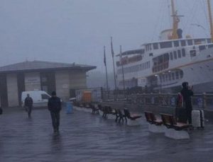 İstanbul’da tüm vapur seferleri iptal oldu