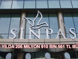 Sinpaş GYO’nun aktif büyüklüğü 2 milyar 208 milyon TL oldu