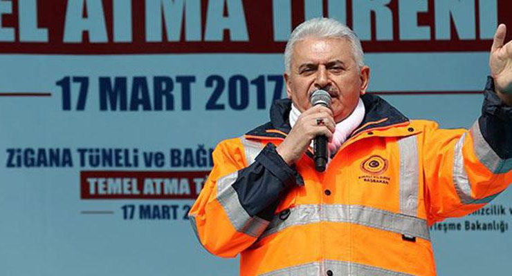 Başbakan Yıldırım Yeni Zigana Tüneli’nin temeli attı