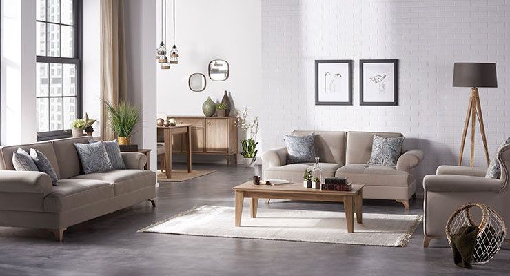 Doğtaş’ın yeni salon takımı Parma üçlü koltuk 1.630 TL