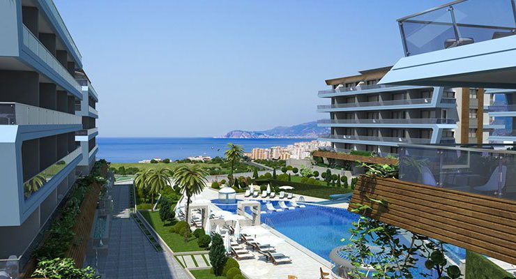 Alanya Eco Marine Residence’ta 68 bin Euro’ya 1+1 daire