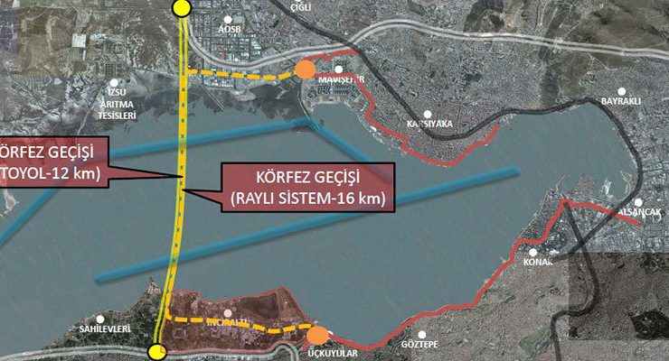 İzmir Körfez Geçişi projesinin detayları netleşti