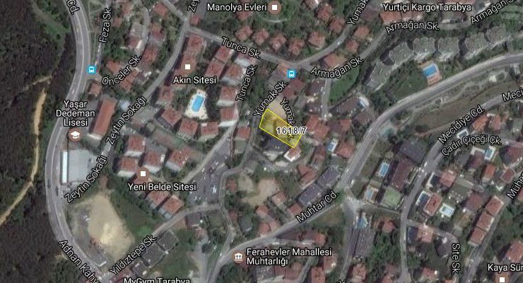 Sarıyer Tarabya’da işgalli vakıf arsası satılıyor