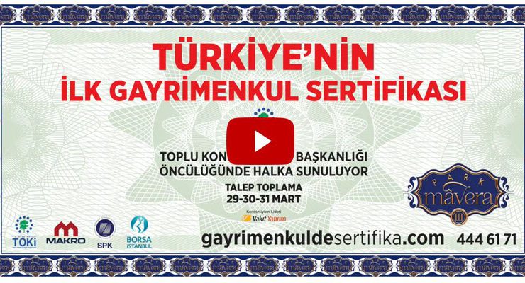 TOKİ ve Makro İnşaat gayrimenkul sertifikasına başlıyor