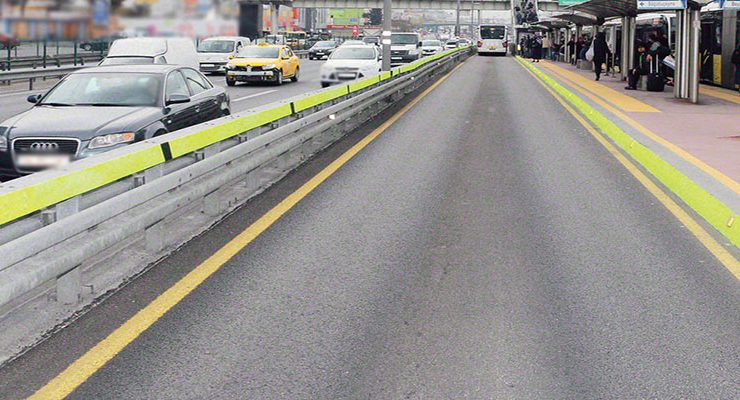 Metrobüs yoluna yeni düzenleme