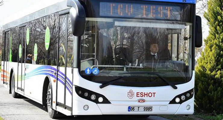 İzmir’de tam elektrikli 20 belediye otobüsü hizmete girdi