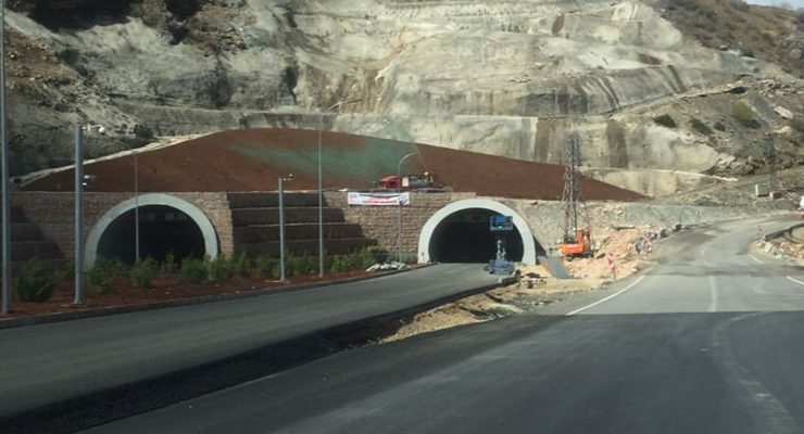 Erkenek Tüneli hizmete giriyor