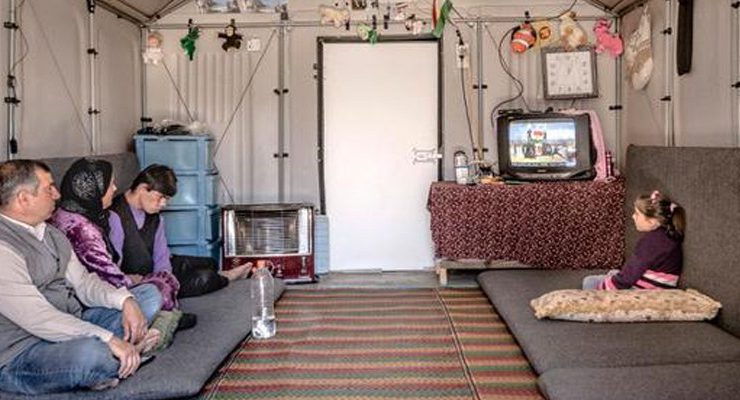 Mülteciler için ev tasarlandı