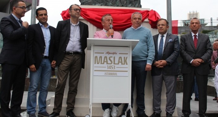 Maslak 1453’teki Atatürk heykelinin açılışı yapıldı