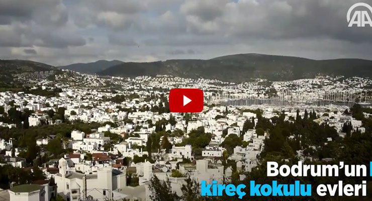 Bodrum’un kireç badanalı evleri yazın habercisi oldu