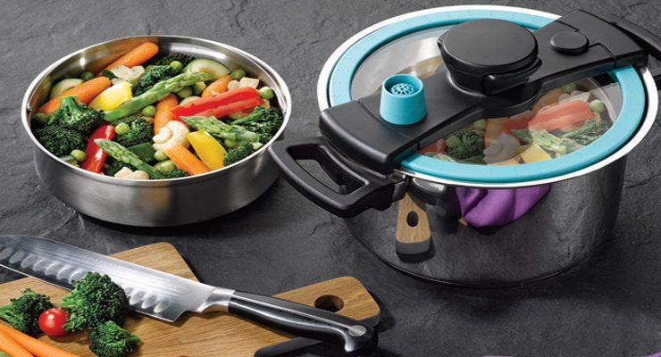 Emsan Füzyon Düdüklü Tencere ile aynı anda iki yemek pişirin