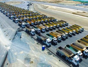 Yeni Havalimanı 1453 kamyon ile İstanbul’u selamladı
