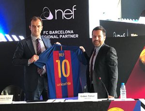Nef Barcelona’ya sponsor oldu