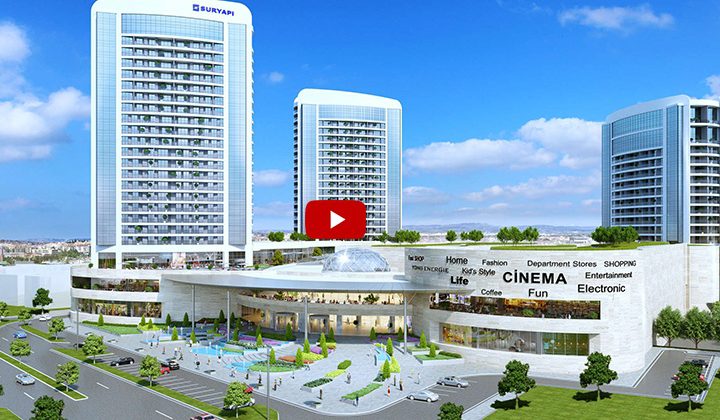 Sur Yapı Marka AVM’nin tüm ayrıcalıkları bu tanıtım filminde