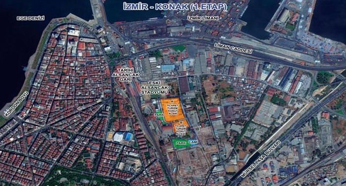 Emlak Konut’un İzmir Konak 1. Etap arsasına 10 teklif geldi