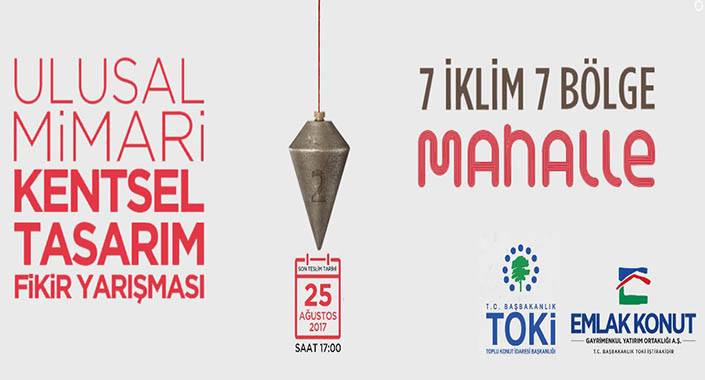 TOKİ ve Emlak Konut GYO kentsel tasarım yarışması düzenliyor