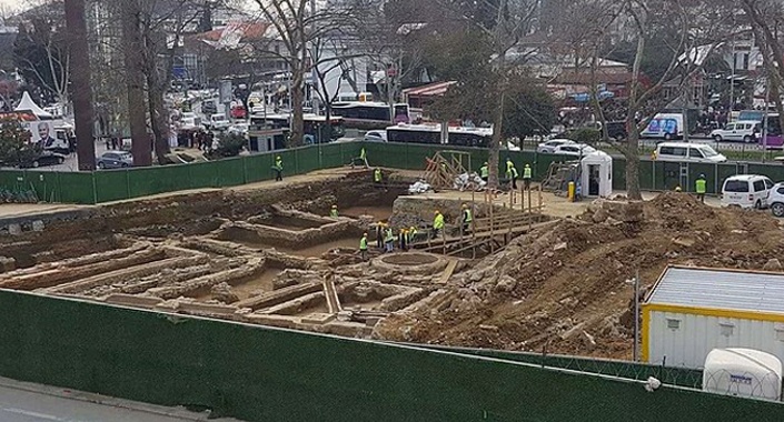 Beşiktaş-Mecidiyeköy metro inşaatından tarih çıktı