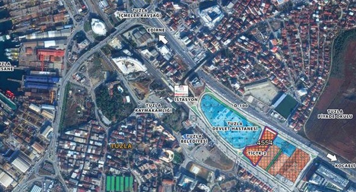 Emlak Konut Tuzla İçmeler arsası için imzalar atıldı