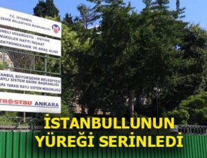 Aşiyan Parkı’nda füniküler için hattı için ağaç kesilmeyecek