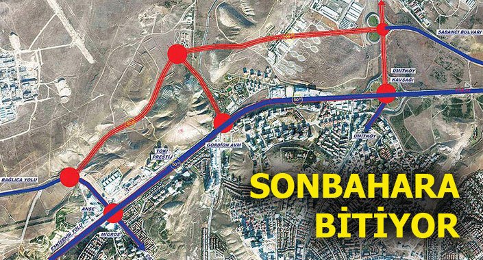Bağlıca Sabancı Bulvarı’na 5 km.lik can damarı yapılıyor