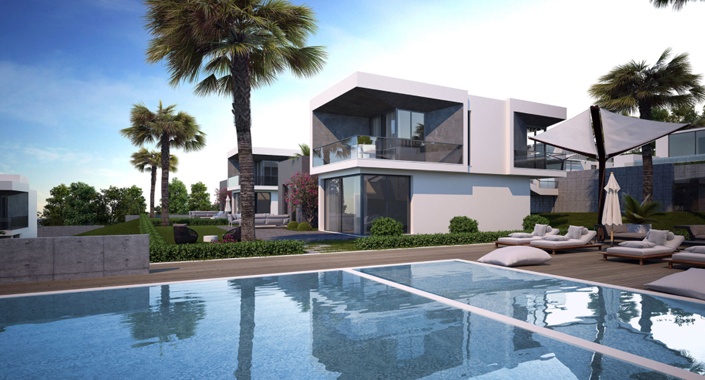 Gloriapark Ayayorgi’de hemen teslim villalar!