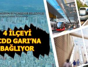 Mezitli TCDD Garı Hafif Raylı Sistem Hattı 2020’ye yetişiyor