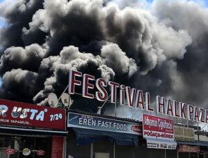 Antalya Festival Çarşısı’nda yangın çıktı!