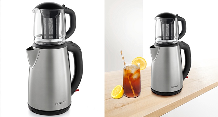 Bosch çay makinesi ile yazın sıcağına karşı buzlu çay keyfi