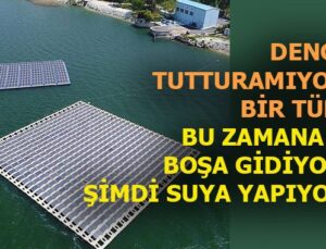 İBB, Türkiye’nin ilk yüzer güneş enerji santralini kurdu