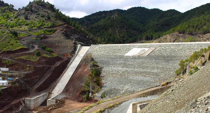 Kunduzlu Barajı’nın yapımı tamamlandı