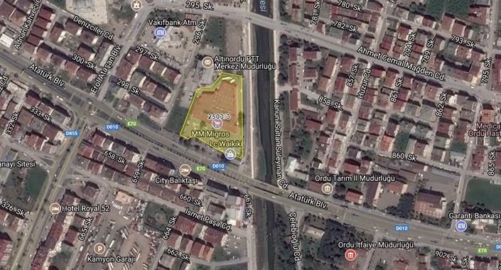 Ordu’da 24.5 milyon TL’ye satılık AVM