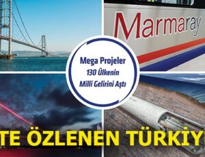 Mega projelerin değeri 130 ülkenin milli gelirini aştı
