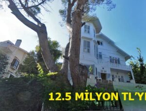 Büyükada’da icradan satılık kullanılabilir tarihi köşk!