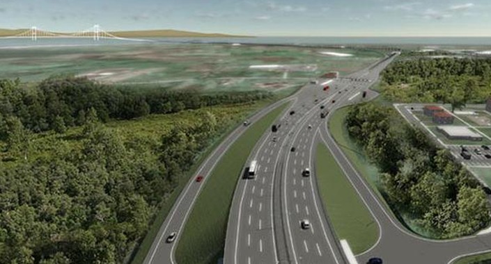 Yeni havalimanının bağlantı yolu da açılıyor