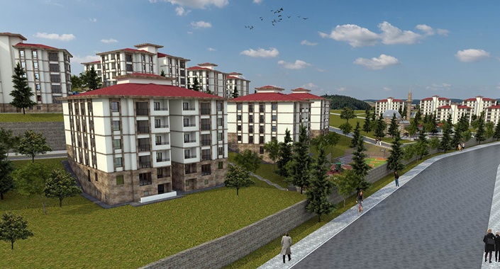 TOKİ’den Sivas Suşehri’ne yöresel mimaride 460 adet konut