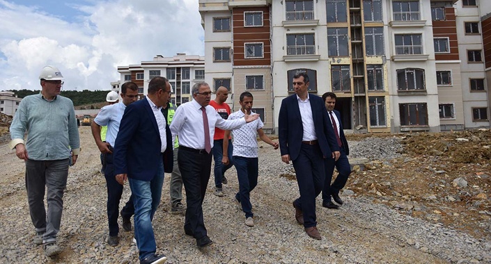 TOKİ Başkanı Turan, Kocaeli projelerini yerinde inceledi
