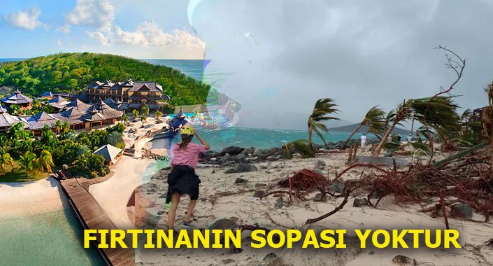 Irma Kasırgası Richard Branson’ın adasını yerle bir etti