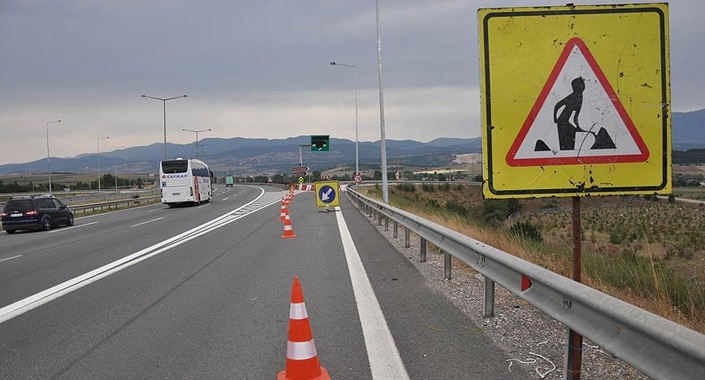 Anadolu Otoyolu bakım çalışması nedeniyle trafiğe kapatıldı