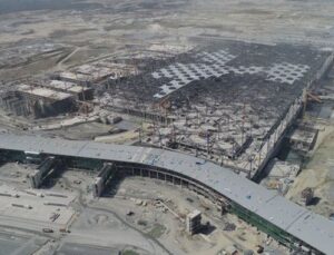 Üçüncü Havalimanı’nın yolcu köprüleri tamamlandı