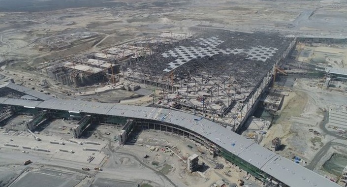 Üçüncü Havalimanı’nın yolcu köprüleri tamamlandı