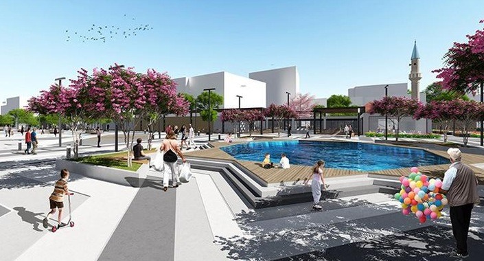 Ümraniye 15 Temmuz Şehitler Meydanı yenileniyor